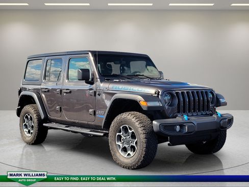 Used 2022 Jeep Wrangler Unlimited Rubicon 4xe AWD/4WD image 1