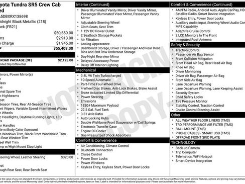 Used 2024 Toyota Tundra SR5 w/ TRD Off-Road Package AWD/4WD image 2