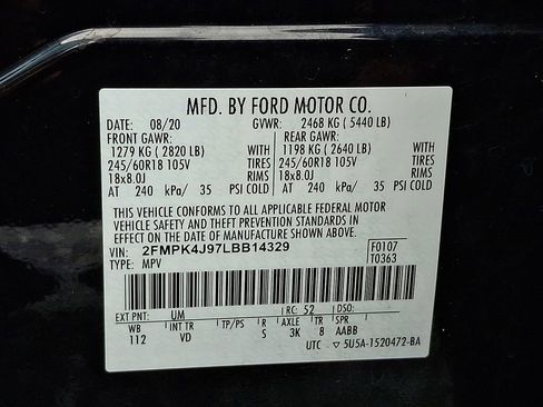 Used 2020 Ford Edge SEL AWD/4WD image 21
