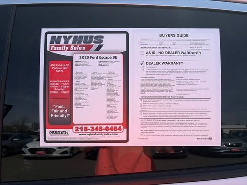 Used 2020 Ford Escape SE AWD/4WD image 50