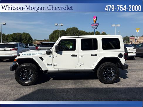 Used 2022 Jeep Wrangler Unlimited Rubicon 4xe w/ Cold Weather Group AWD/4WD image 2