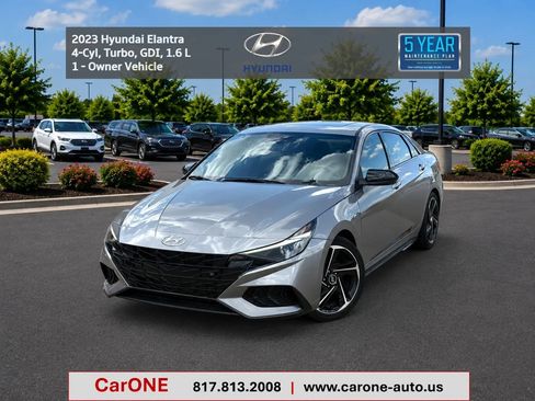 Used 2023 Hyundai Elantra N Line w/ Preferred Accessory Package FWD image 1
