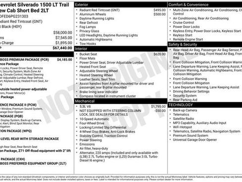 Used 2023 Chevrolet Silverado 1500 LT Trail Boss w/ LT Trail Boss Premium Package AWD/4WD image 1