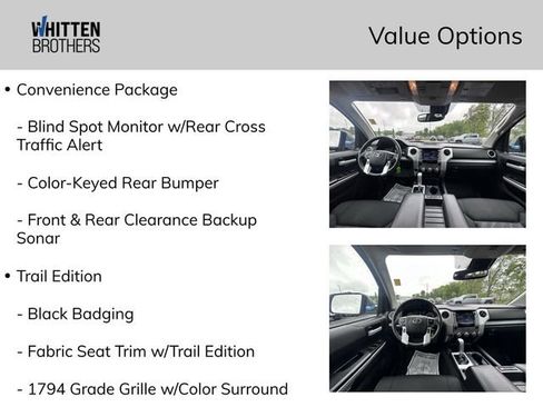 Used 2021 Toyota Tundra SR5 w/ Trail Edition AWD/4WD image 8