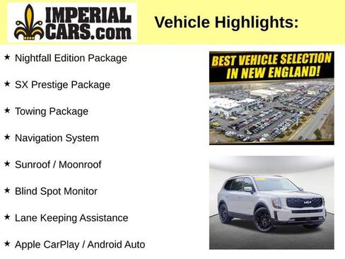 Used 2022 Kia Telluride SX w/ SX Prestige Package AWD/4WD image 8