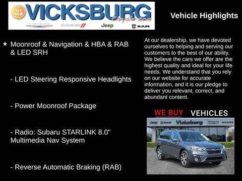 Used 2019 Subaru Outback 2.5i Limited AWD/4WD image 13