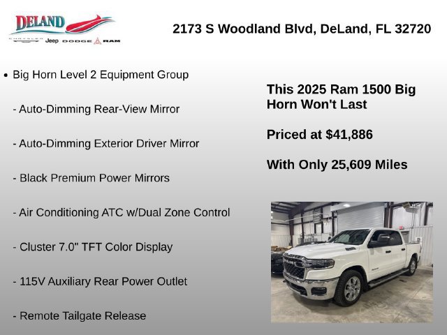 Used 2025 RAM 1500 Big Horn AWD/4WD image 17