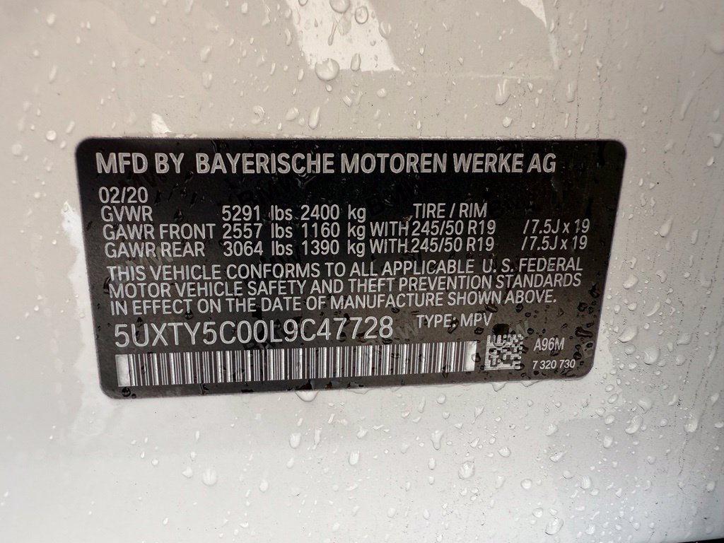 Used 2020 BMW X3 xDrive30i w/ Executive Package AWD/4WD image 24
