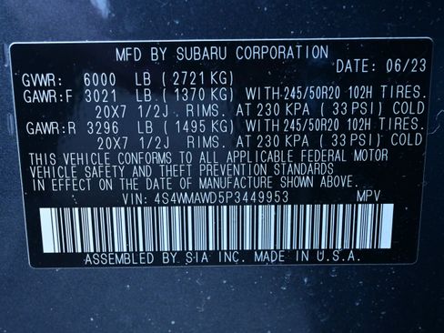 Used 2023 Subaru Ascent Touring image 19