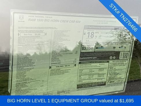 New 2026 RAM 1500 Big Horn w/ Night Edition AWD/4WD image 5