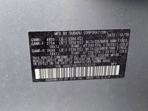 Used 2020 Subaru Outback Limited image 25