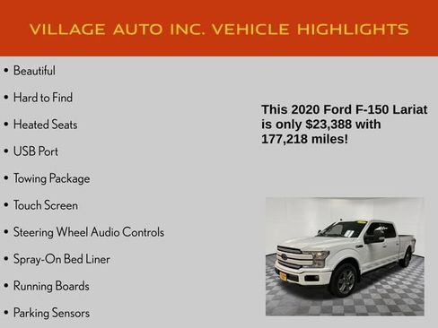Used 2020 Ford F150 Lariat w/ Equipment Group 502A Luxury image 7