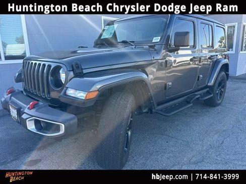 Used 2022 Jeep Wrangler Unlimited Sahara AWD/4WD image 1