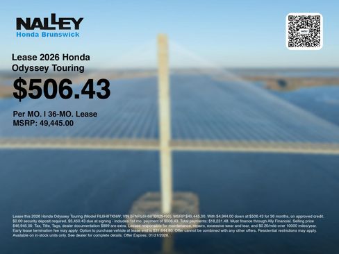 New 2026 Honda Odyssey Touring image 3