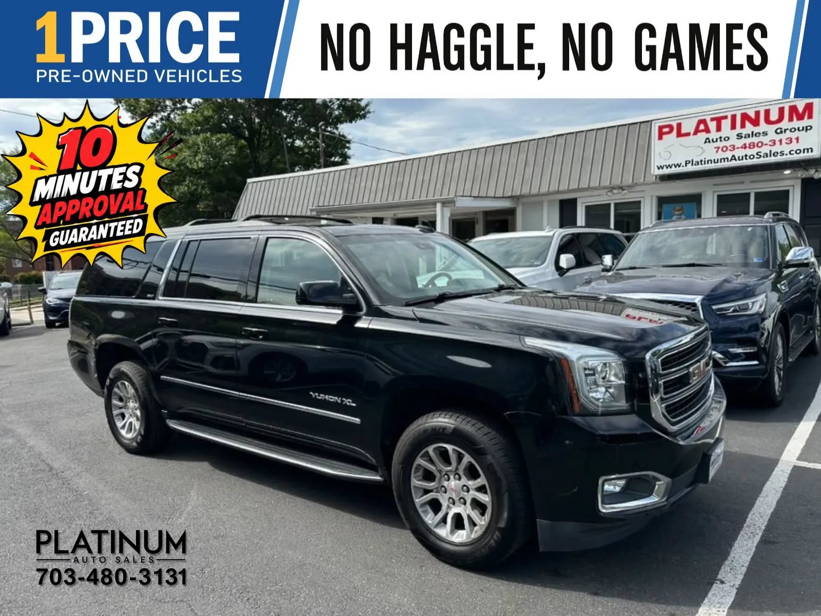 Used 2019 GMC Yukon XL SLT w/ HD Trailering Package AWD/4WD image 1