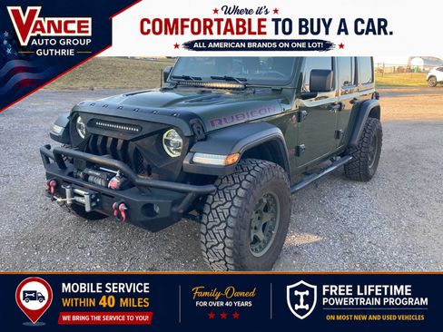Used 2020 Jeep Wrangler Unlimited Rubicon AWD/4WD image 1