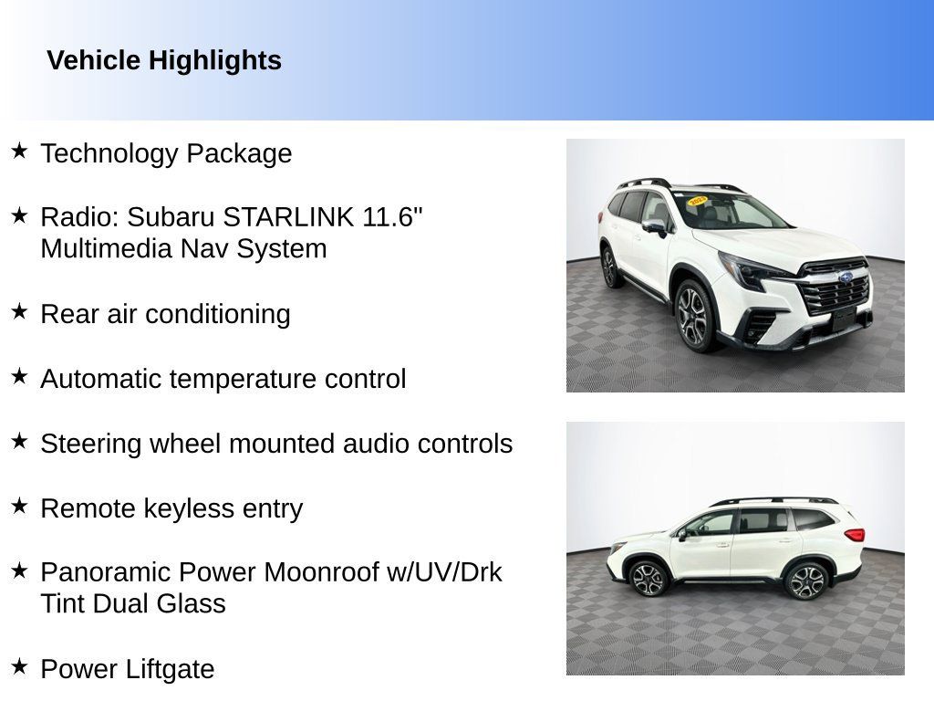 Used 2023 Subaru Ascent Limited w/ Technology Package AWD/4WD image 2