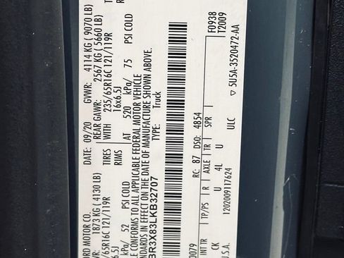 Used 2020 Ford Transit 250 148 High Roof Extended RWD image 43