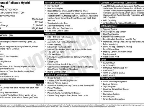 Used 2026 Hyundai Palisade Calligraphy image 14