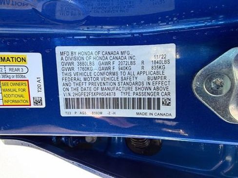 Used 2023 Honda Civic Sport image 32