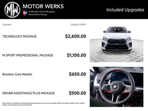 New 2026 BMW X2 M35i w/ Technology Package AWD/4WD image 4