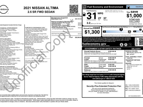 Used 2021 Nissan Altima 2.5 SR FWD image 4