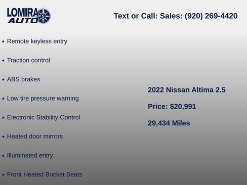 Used 2022 Nissan Altima 2.5 AWD/4WD image 6
