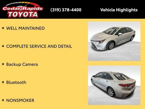 Certified 2025 Toyota Corolla LE image 8