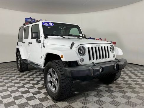 Used 2018 Jeep Wrangler Unlimited Sahara w/ Connectivity Group image 1