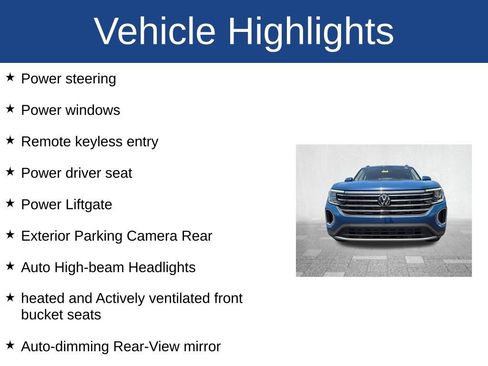 Used 2025 Volkswagen Atlas SE AWD/4WD image 3