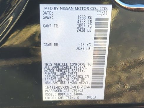 Used 2024 Nissan Altima 2.5 SV image 28