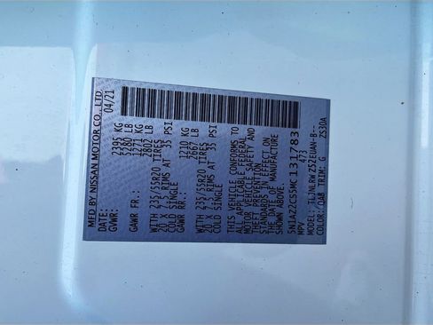 Used 2021 Nissan Murano SL w/ SL Moonroof Package image 27