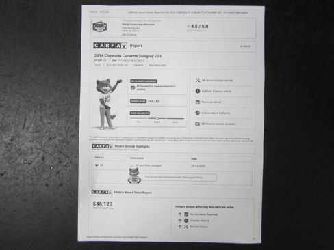 Used 2014 Chevrolet Corvette Stingray Coupe w/ 3LT Preferred Equipment Group RWD image 39