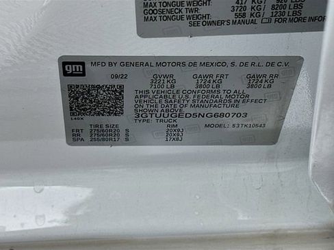 Certified 2022 GMC Sierra 1500 Denali w/ Technology Package image 33