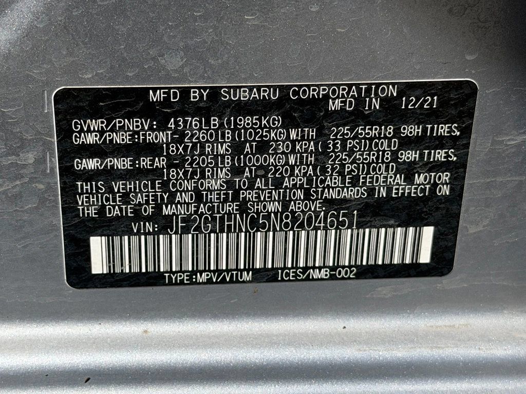 Used 2022 Subaru Crosstrek 2.5i Limited w/ Moonroof Package 2 AWD/4WD image 45