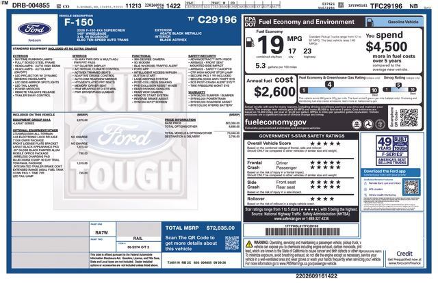 New 2026 Ford F150 Lariat AWD/4WD image 23