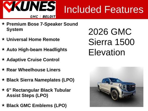 New 2026 GMC Sierra 1500 Elevation w/ Preferred Package image 3