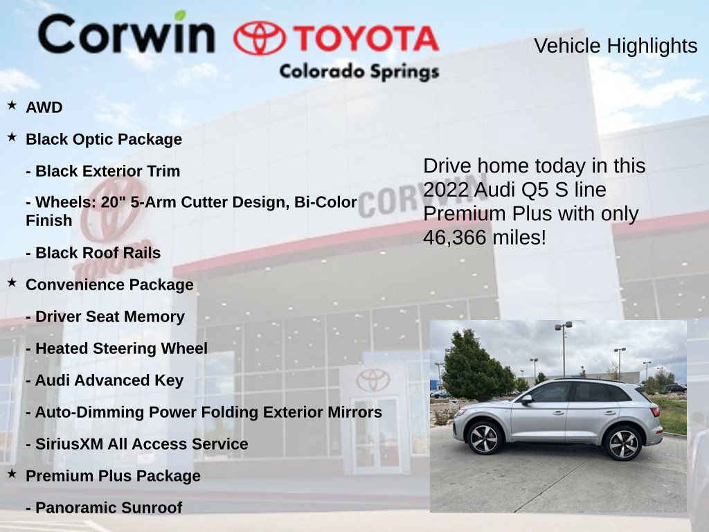 Used 2022 Audi Q5 2.0T Premium Plus w/ Premium Plus Package AWD/4WD image 7