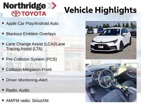 Used 2022 Toyota Corolla SE FWD image 2