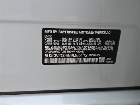 Used 2022 BMW X7 xDrive40i w/ M Sport Package image 38