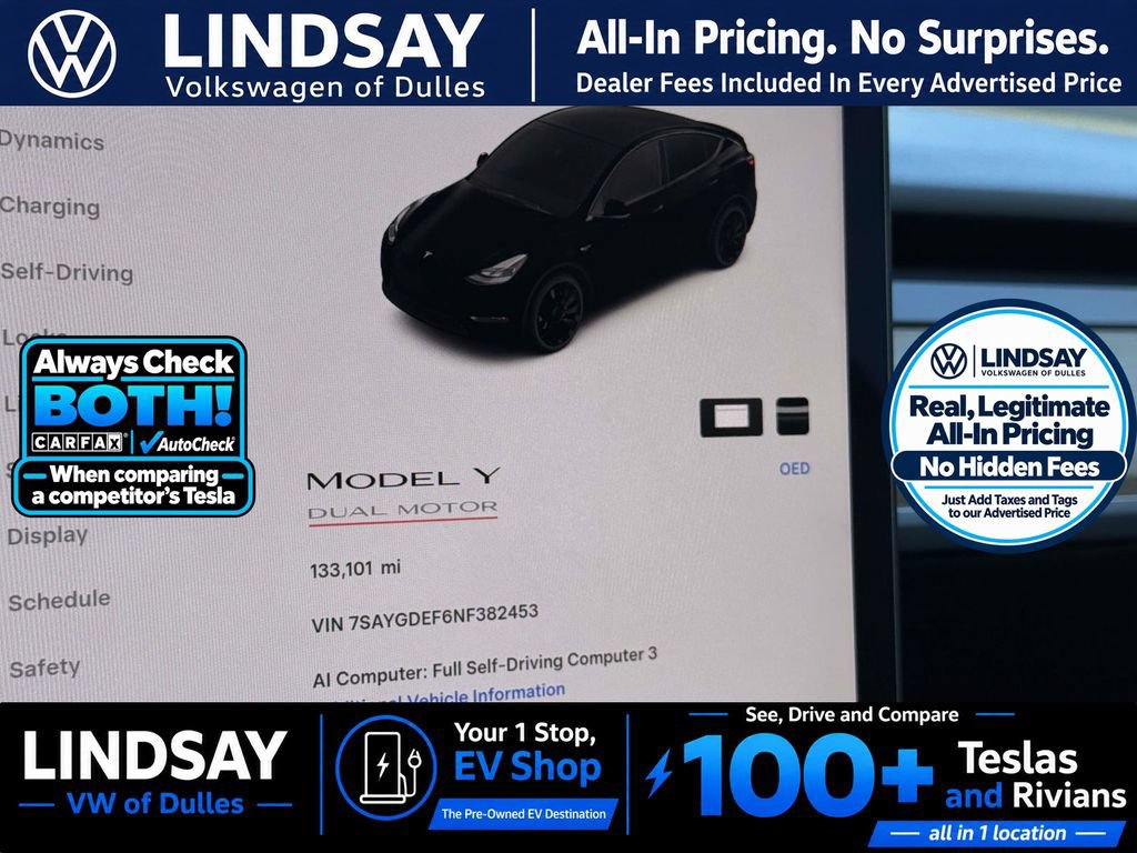 Used 2022 Tesla Model Y Performance AWD/4WD image 20