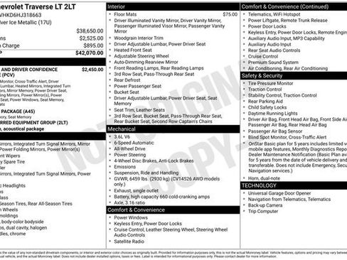 Used 2017 Chevrolet Traverse LT image 37