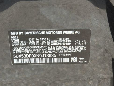 Used 2022 BMW X3 xDrive30i w/ Convenience Package AWD/4WD image 20