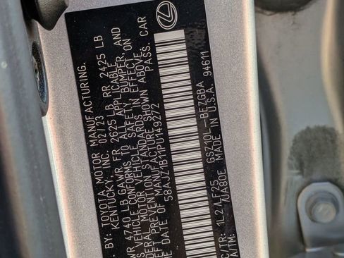 Used 2023 Lexus ES 350 F Sport w/ Accessory Package (Z1) image 33