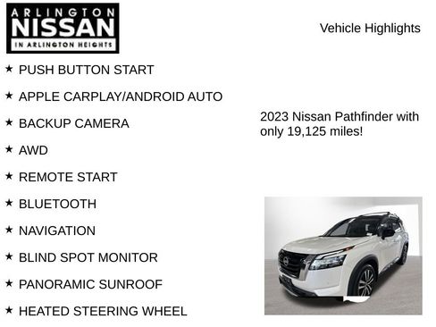 Certified 2023 Nissan Pathfinder Platinum AWD/4WD image 8