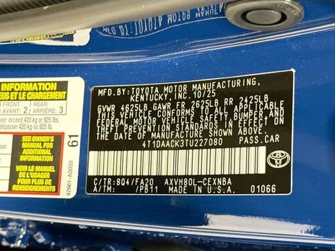 New 2026 Toyota Camry LE image 25