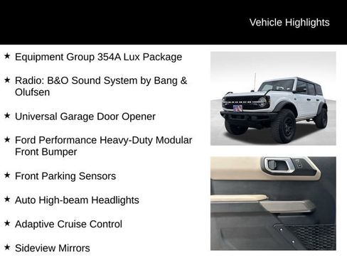 Used 2022 Ford Bronco Wildtrak image 8