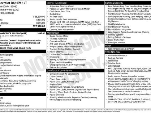 Used 2023 Chevrolet Bolt LT w/ Driver Confidence Package FWD image 3