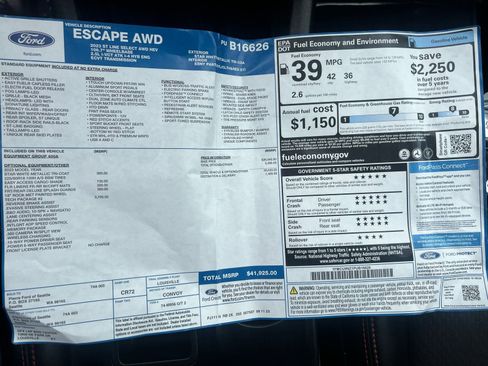 Used 2023 Ford Escape ST-Line Select w/ Tech Pack #2 image 33