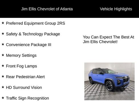 Used 2025 Chevrolet Equinox RS w/ Safety and Technology Package image 5